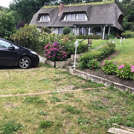 Les Chaumieres Du Pays D'Auge Bed and Breakfast Le Breuil-en-Auge Exteriör bild