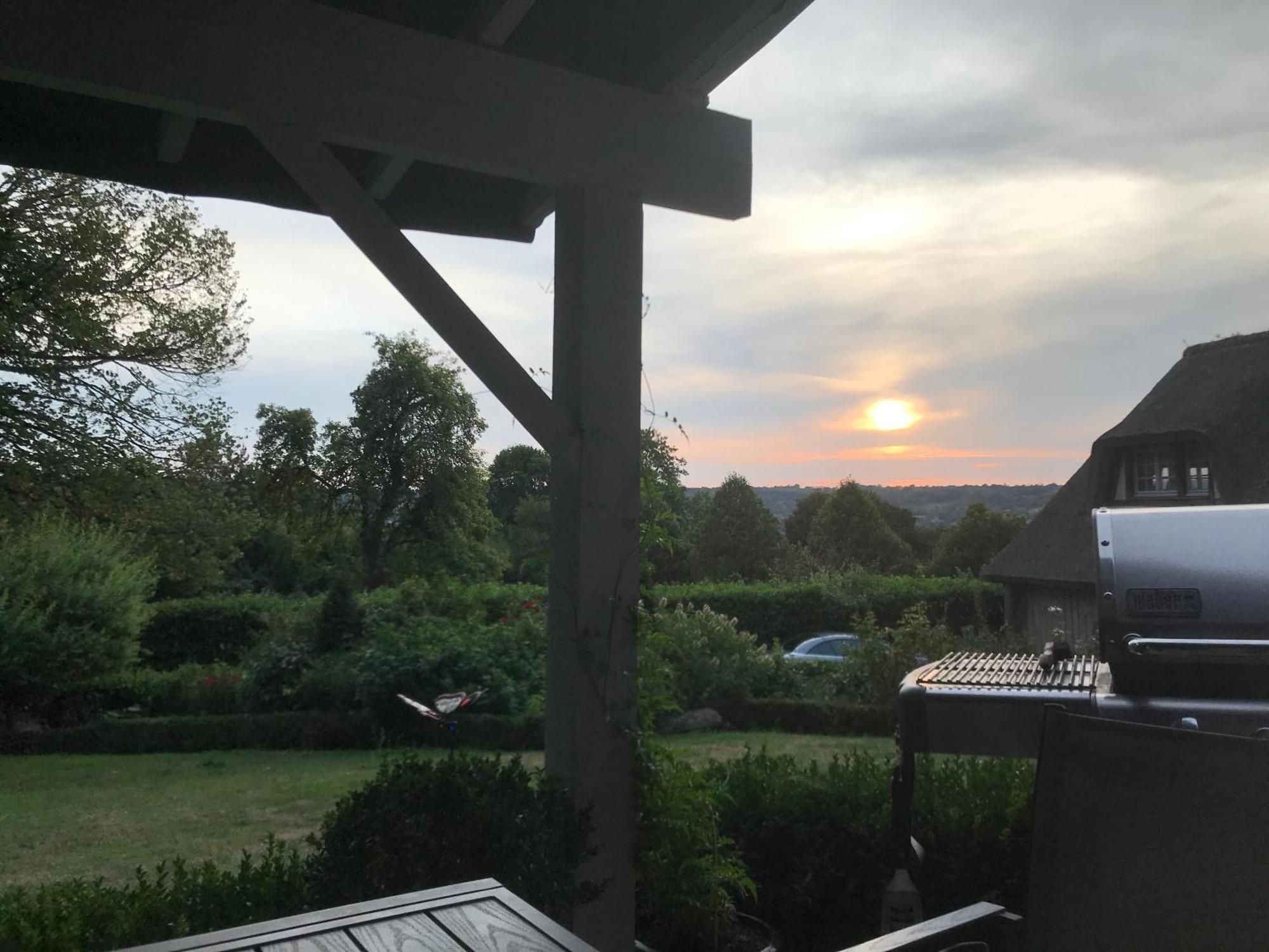 Les Chaumieres Du Pays D'Auge Bed and Breakfast Le Breuil-en-Auge Exteriör bild